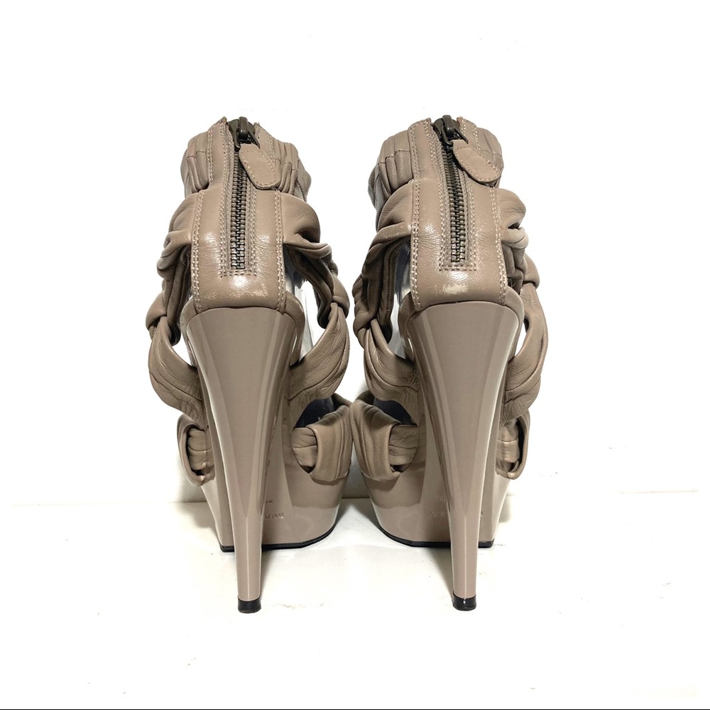 Burberry Prorsum Twisted Band Platform Heels - Picture 5 of 12